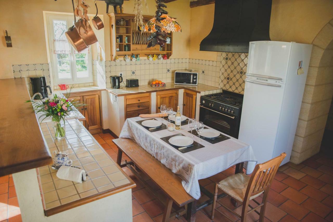 La Ferme De Bousserand Pontours 外观 照片